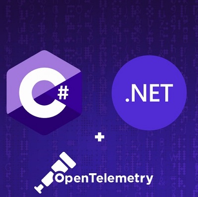 Picture of C Sharp and .Net logo